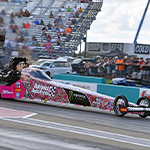 Brakes For Breasts Photo Gallery | Brittany Force races an Advance Auto Parts dragster decked out in TrueTimber pink camo in support of breast cancer awareness and Brakes for Breasts